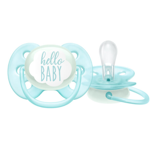 Chupo Soother Ultrasoft  Hello Boy 0-6m