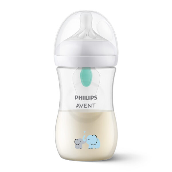 Tetero philips Avent Respuesta Natural Aire Libre Elefante x 9 Onzas